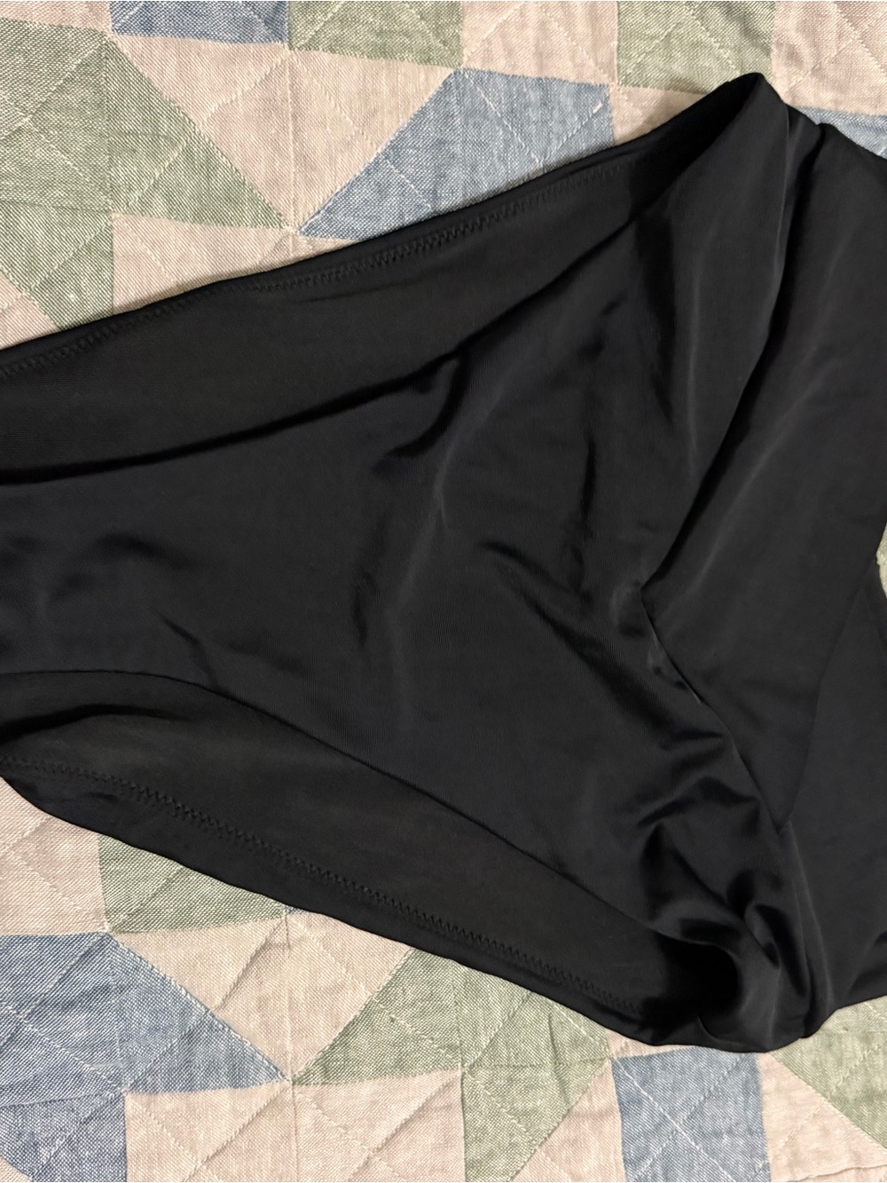 aerie Black Bikini Bottoms - Smooth high waisted